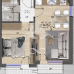 Двустаен апартамент в Велинград - 61 кв.м за 1100 €/кв.м - Снимка #1