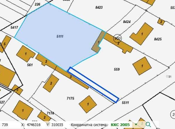 Парцел в Костинброд - 1747 кв.м за 90 €/кв.м - Снимка #1