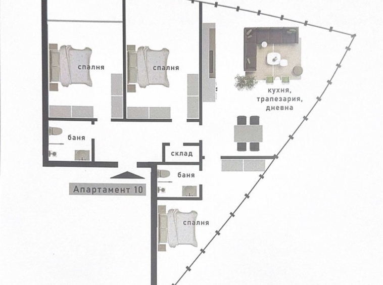 Четиристаен апартамент в София, Драгалевци - 164 кв.м за 2400 €/кв.м - Снимка #1