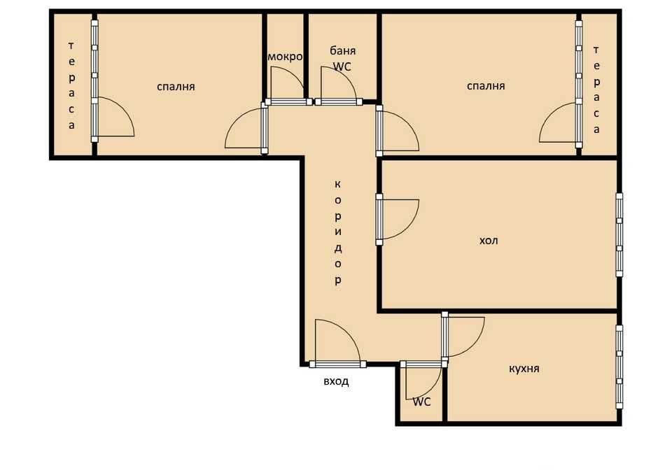 Тристаен апартамент в София, Хиподрума - 84 кв.м за 3453 €/кв.м - Снимка #1